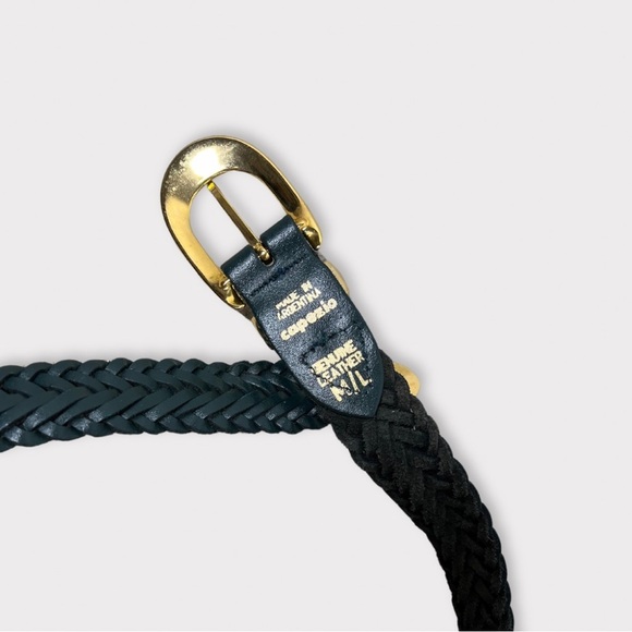 Vintage Levi’s Jeans + Capezio Belt | 521 | USA | Green | Tapered | 10 - Picture 13 of 14